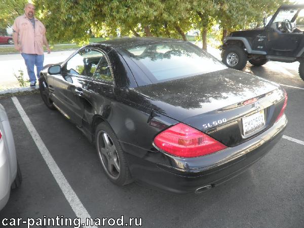 Midnight blue car paint